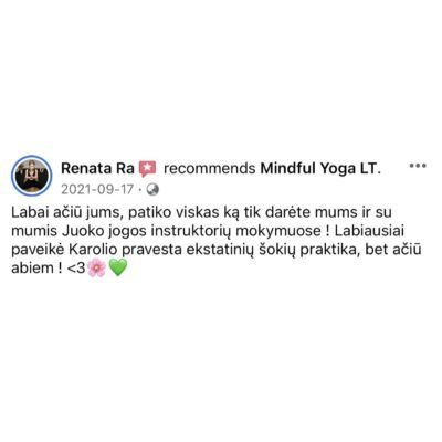 Mindful Yoga atsiliepimas